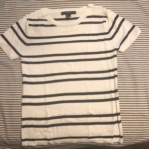 Black and white striped tee